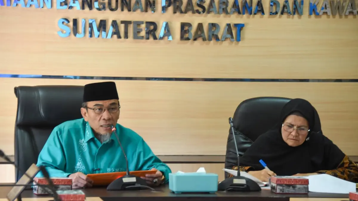 Wawako Padang, Maigus Nasir pada pertemuan dengan BPBPK Sumbar, beberapa waktu lalu. (DOK DISKOMINFO PADANG)