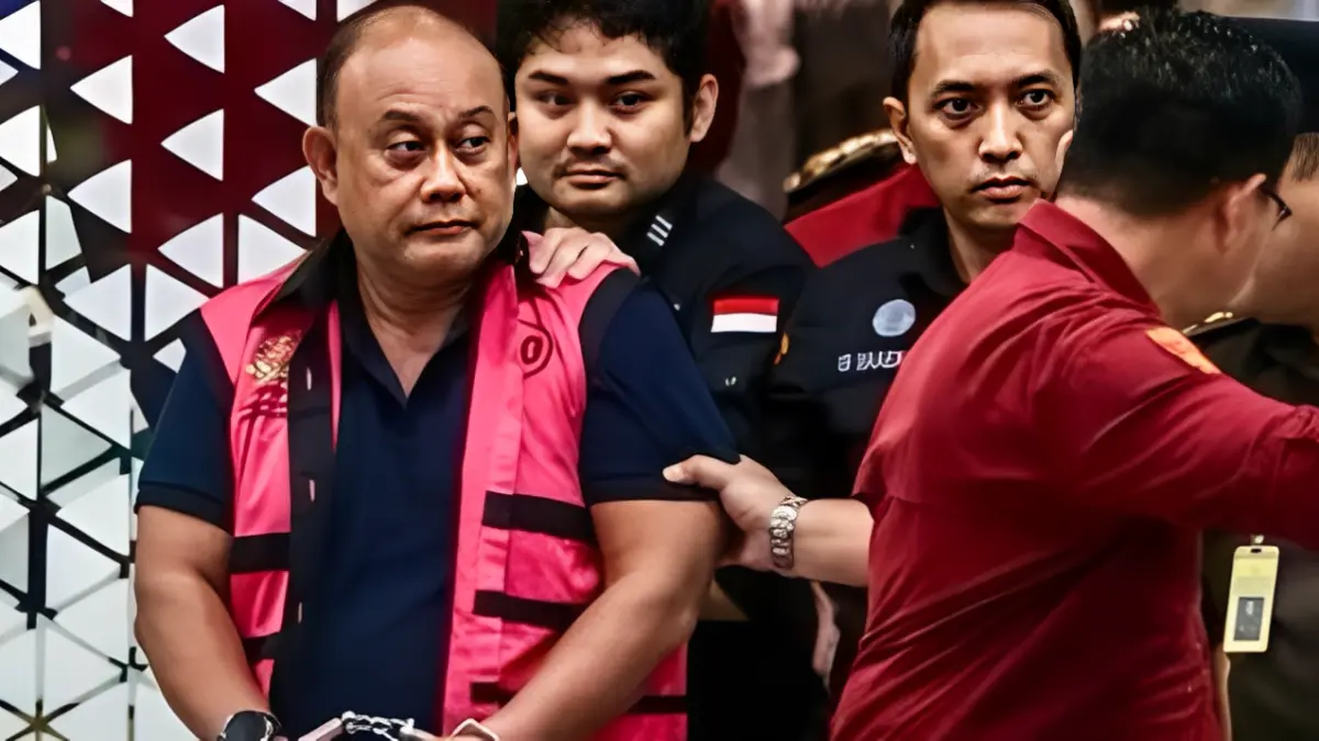 Mantan kepala Dadan Hindayana resmi ditahan Kejaksaan Agung, Jakarta, Rabu (3/6/2026). (Dery R/ Jawapos.com)
