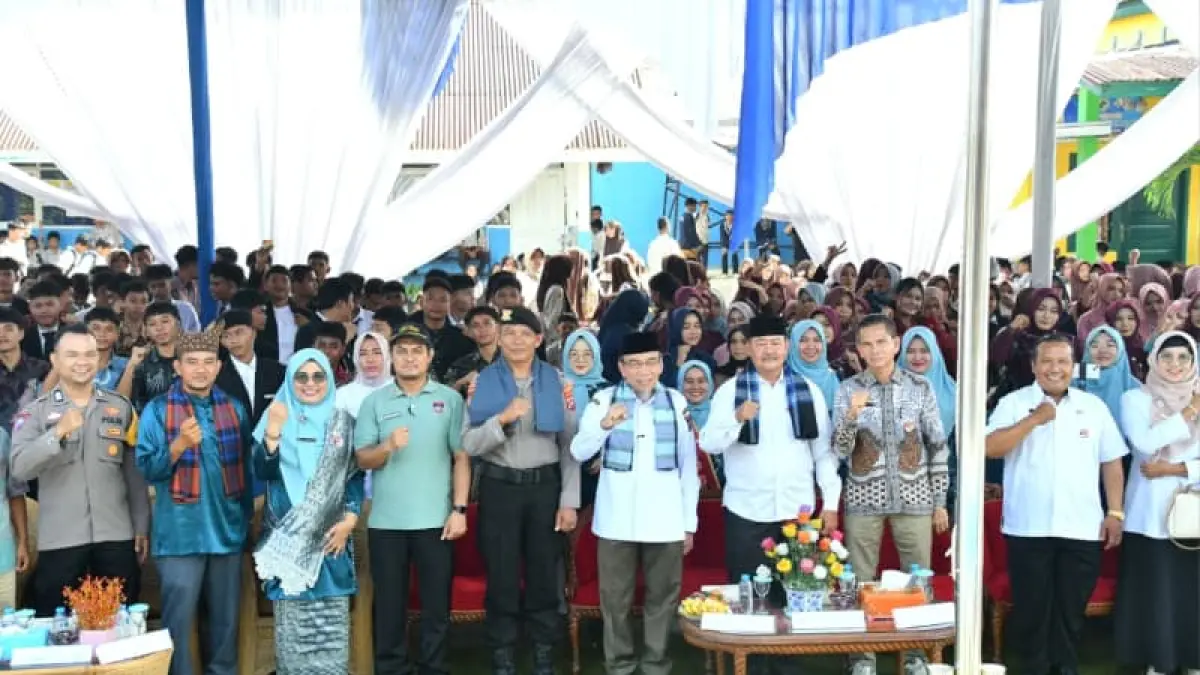 Wakil Wali Kota Padang Maigus Nasir menghadiri Galaksi Spentwosix SMPN 26 Padang dan pelepasan siswa kelas IX.(Foto: Diskominfo)