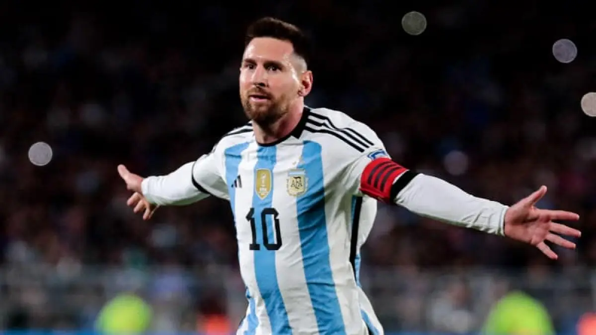 Lionel Messi di Timnas Argentina untuk Piala Dunia 2026 tetap mengenakan nomor punggung resmi 10.(Foto: X @quepasa_oficial)