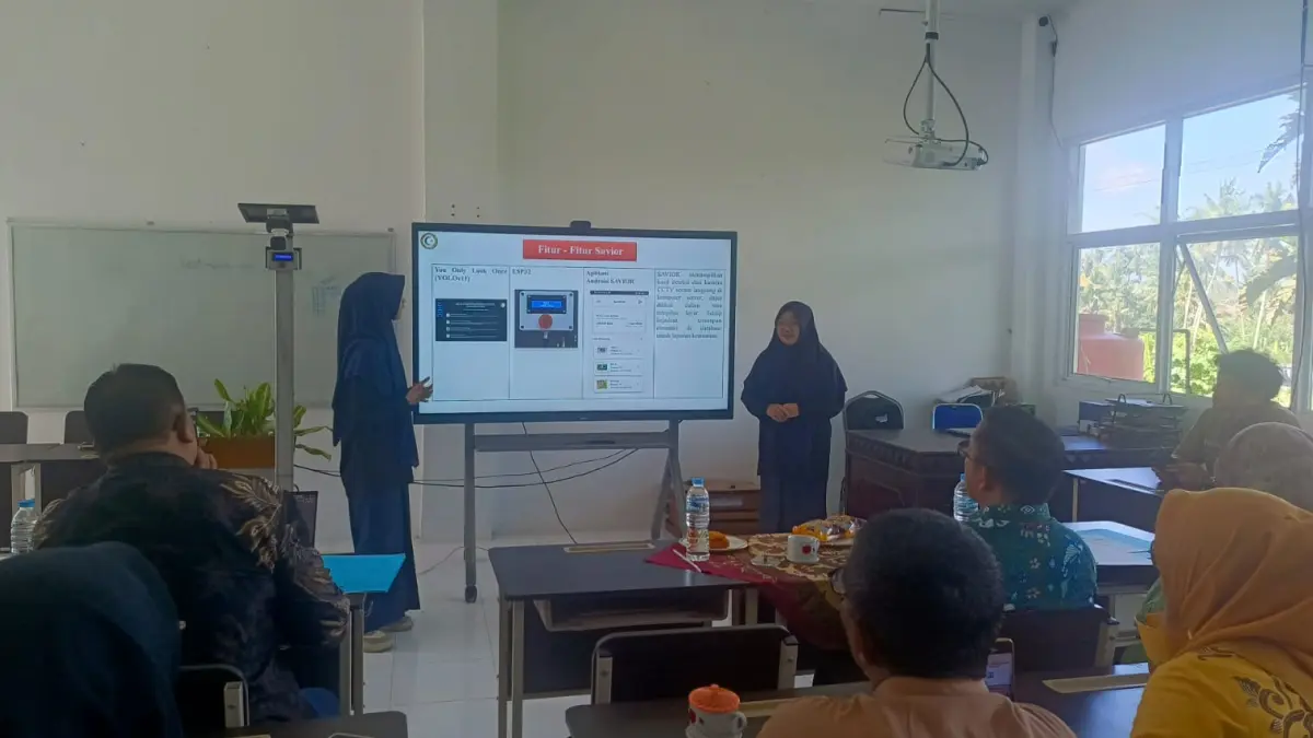 Tim pelajar Payakumbuh mempresentasikan inovasi SAVIOR dan INOCER pada seleksi TTG Sumbar 2026.