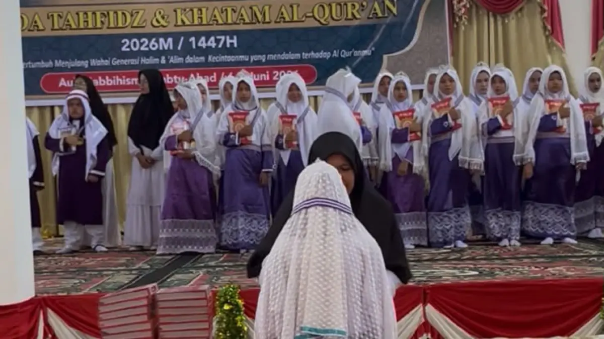 Acara perpisahan SD Islam Terpadu (IT) Sabihisma beberapa waktu lalu. (TIM LAMAN GURU)
