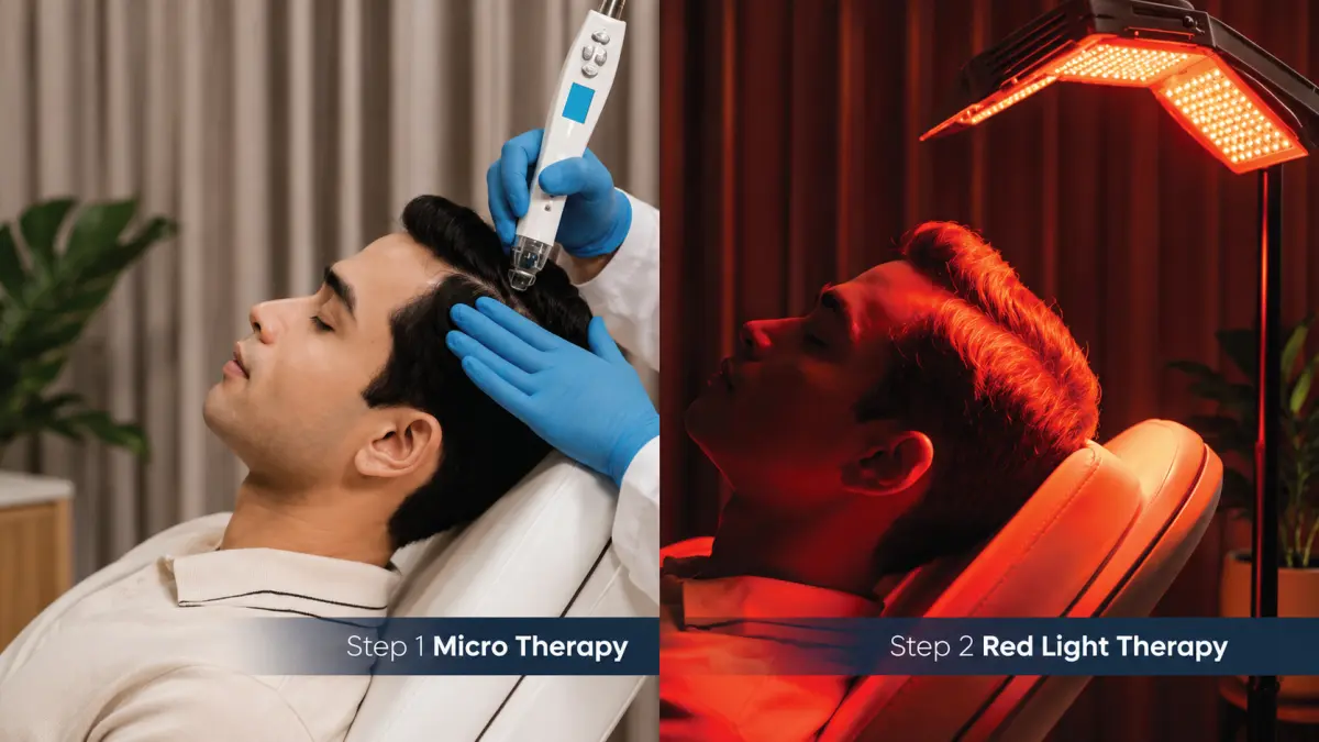 Dokter ERHA Ultimate Padang menjelaskan penyebab kebotakan dini pada usia muda serta solusi Hair Growth Activation Therapy untuk merangsang pertumbuhan rambut.