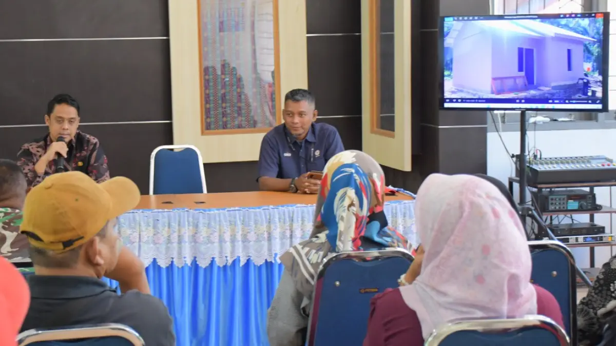 Sosialisasi penggunaan Sepablock kepada penerima bantuan Hunian Tetap Mandiri BNPB di Kelurahan Silaing Bawah, Padangpanjang.