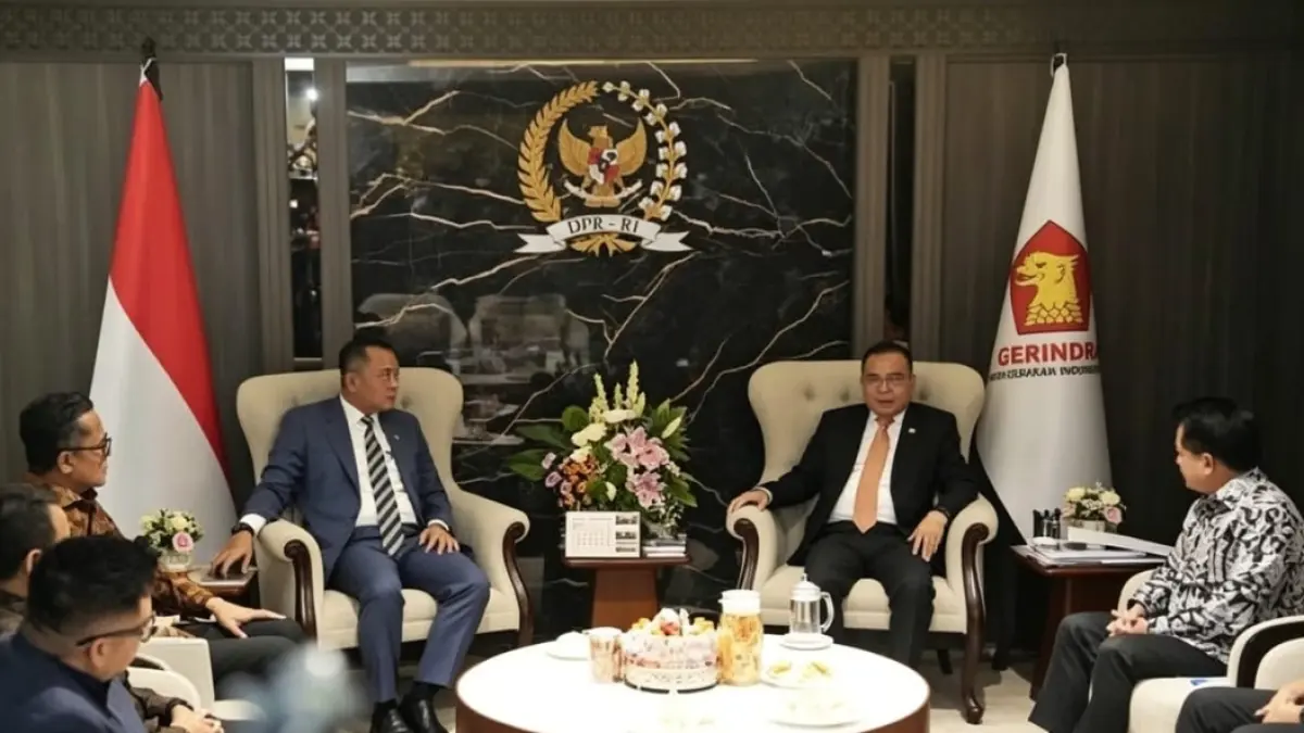 Rapat koordinasi Wakil Ketua DPR dan pimpinan BUMN membahas buyback saham BUMN di tengah tekanan pasar global.(Foto: IST)