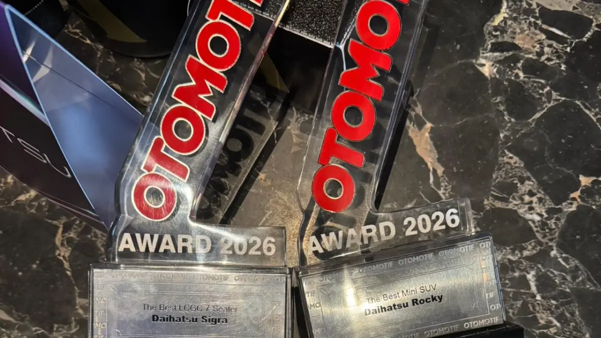 Daihatsu Sigra dan Rocky meraih penghargaan di OTOMOTIF Award 2026. Sigra dinobatkan sebagai The Best LCGC 7-Seater, sedangkan Rocky menjadi The Best Mini SUV.