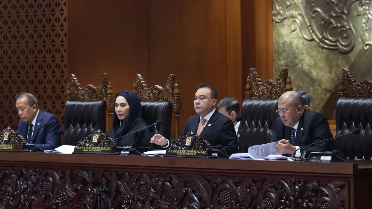 Wakil Ketua DPR RI Koordinator Bidang Politik, Hukum, dan Keamanan, Sufmi Dasco Ahmad, di Gedung Nusantara II, Kompleks Parlemen, Senayan, Jakarta, Selasa (9/6/2026). (DEVI/ANDRI/DOK DPR)
