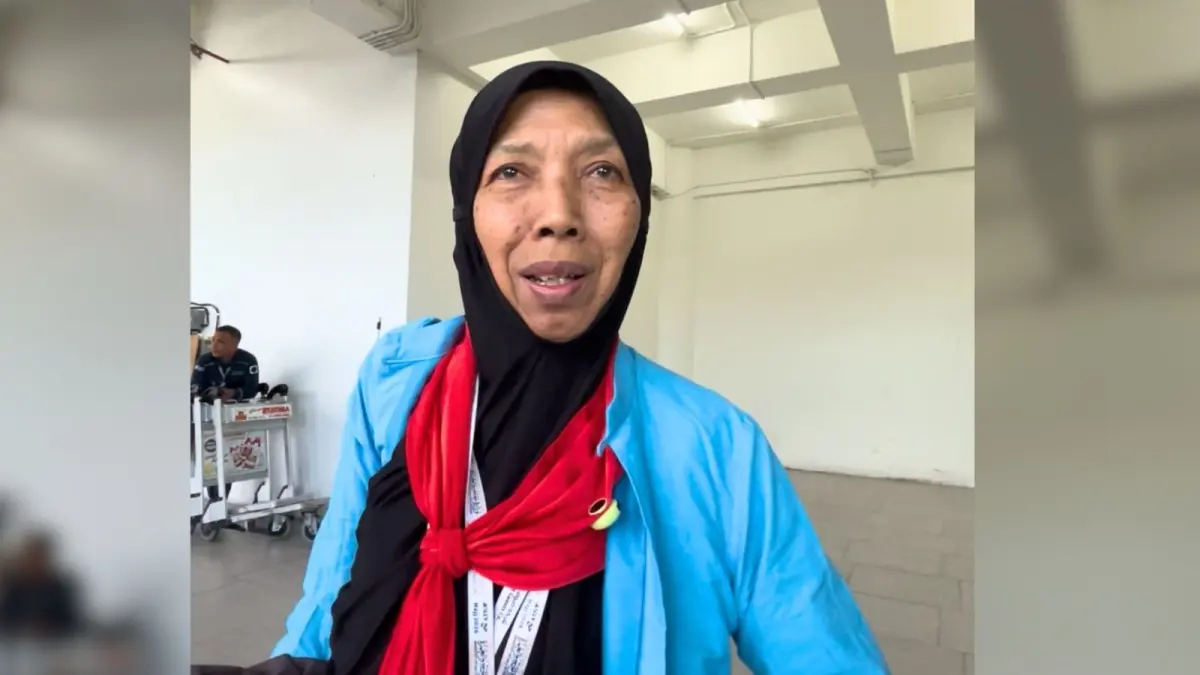 Busnela, seorang guru mengaji asal Guguak Tabek Sarojo, Kecamatan IV Koto, Kota Bukittinggi. (DOK KEMENHAJ SUMBAR)