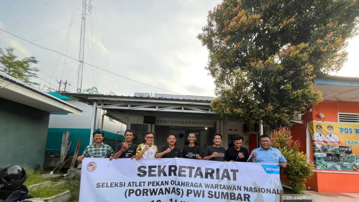 PWI Sumatera Barat resmi memulai proses penjaringan atlet terbaik untuk menghadapi Pekan Olahraga Wartawan Nasional (Porwanas) 2027 yang akan digelar di Lampung. (DOKUMENTASI PWI SUMBAR)