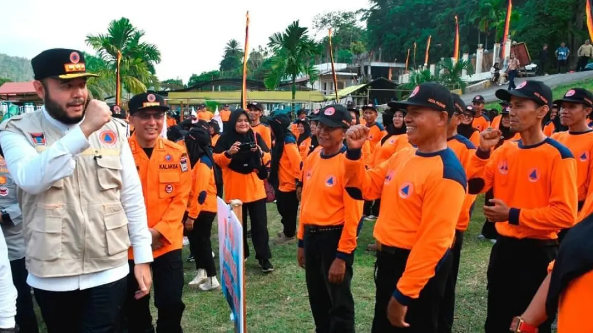 Wali Kota Padang Fadly Amran membuka Jambore KSB Kota Padang 2026 yang diikuti 700 relawan bencana di ABG Water Park.(Foto: Diskominfo)