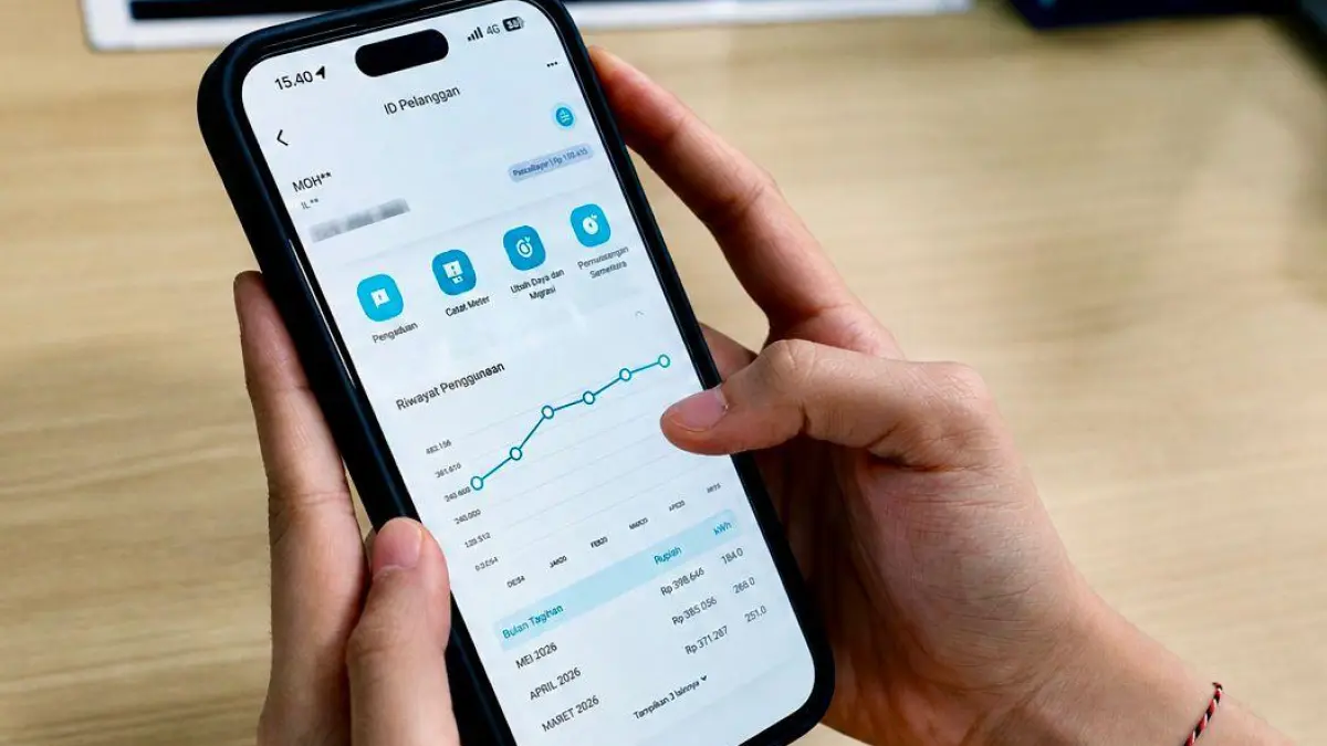 PLN Mobile bantu pelanggan pantau pemakaian listriknya.