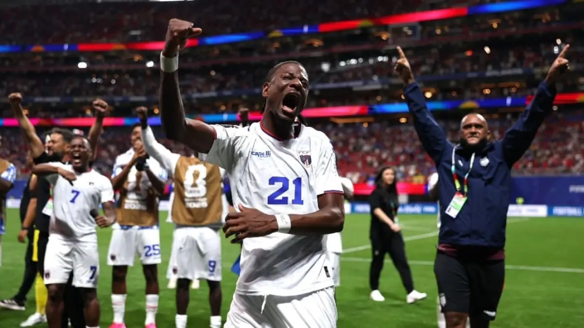 Pemain Cape Verde merayakan hasil imbang 0-0 melawan Spanyol pada laga Grup H Piala Dunia 2026.(Foto: FIFA)
