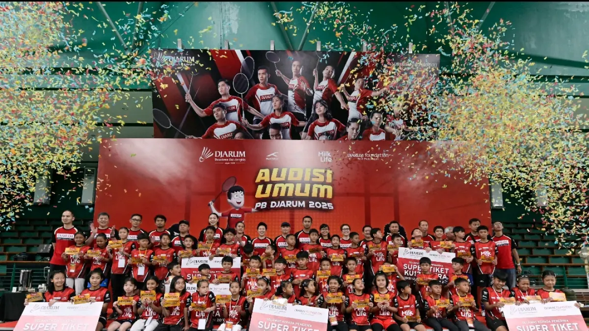 Penerima Super Tiket Audisi Umum PB Djarum 2025.(Foto: Corcom)