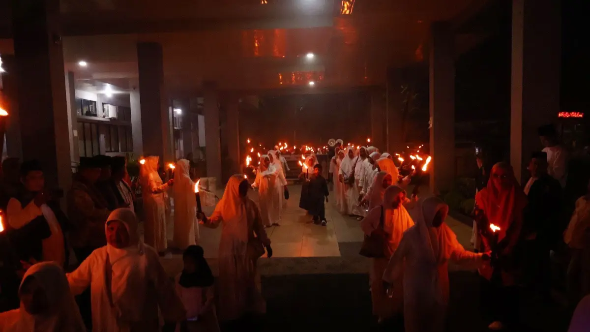 Suasana peringatan Tahun Baru Islam 1 Muharram 1448 Hijriah di Halaman Balai Kota Payakumbuh, Senin (15/6). (DOK PEMKO PAYAKUMBUH)