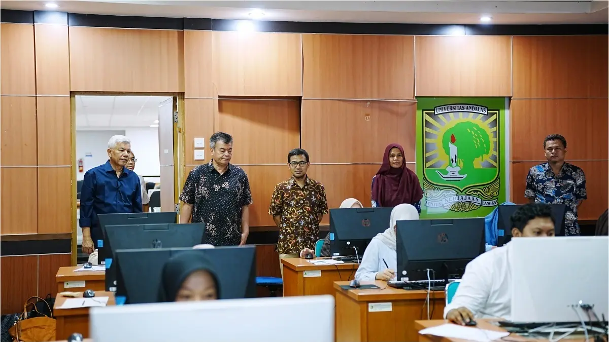 Suasana ujian SMMPTN Barat 2026 di Unand yang berlangsung dari 17 hingga 21 Juni 2026. (DOK UNAND)