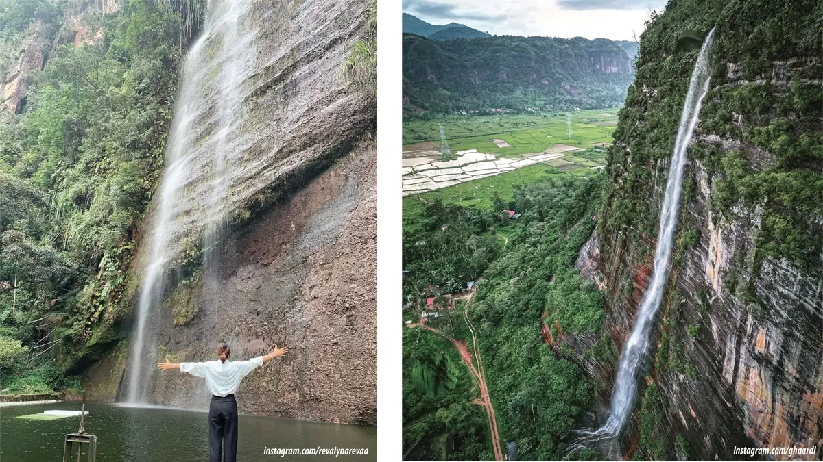 Pesona Air terjun di Lembah Harau (instagram.com/revalynarevaa dan instagram.com/ghaardi)