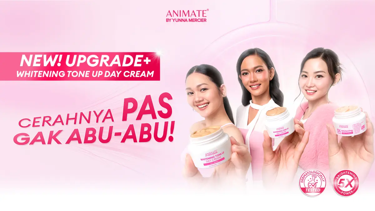 Founder Animate Beauty Yunna Mercier memperkenalkan varian terbaru Animate 5x Active Whitening Tone Up Day Cream dengan tiga pilihan shades untuk perempuan Indonesia.