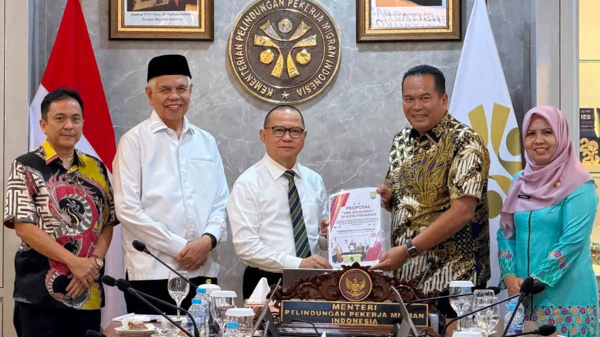 Kota Pariaman memperoleh kuota 300 peserta Program SMK Go Global 2026 untuk membuka peluang kerja internasional bagi lulusan vokasi.