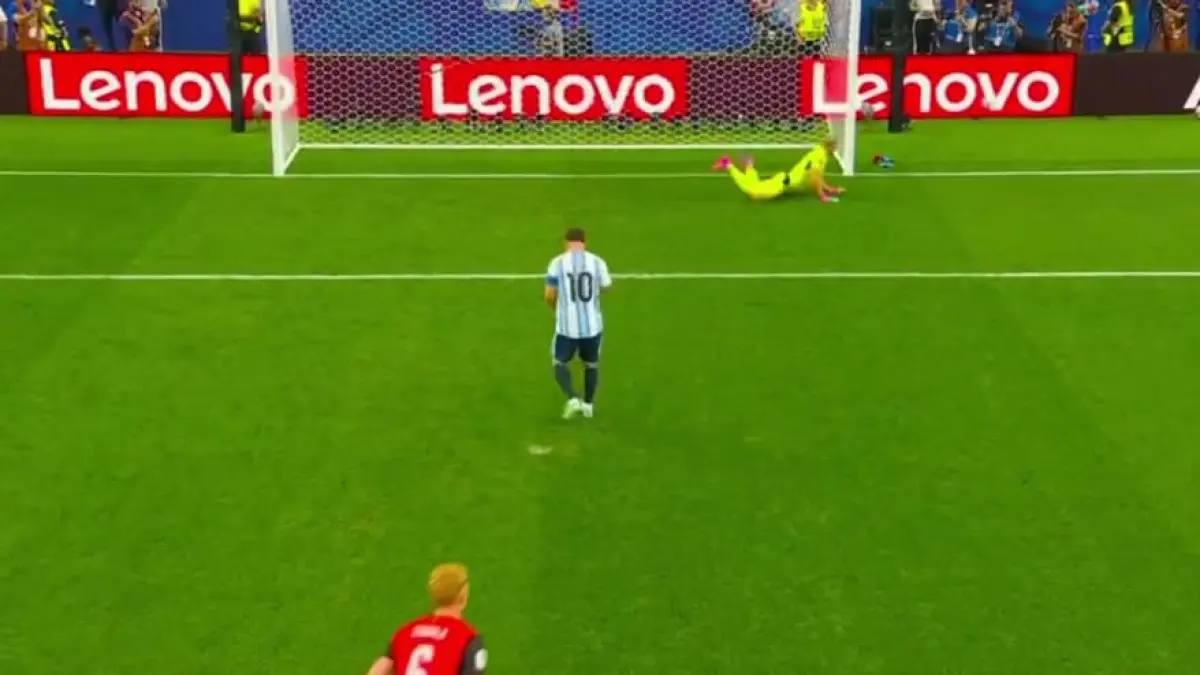 Lionel Messi gagal mengeksekusi penalti saat Argentina menghadapi Austria di Piala Dunia 2026.(Foto: SC video)