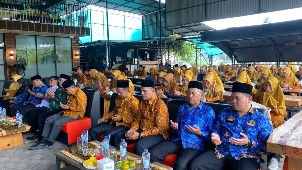 Guru agama Kota Payakumbuh  mengikuti talkshow bertajuk menjadi guru Pendidikan Agama Islam Transformatif bukan sekadar administratif beberapa waktu lalu. (TIM LAMAN GURU)