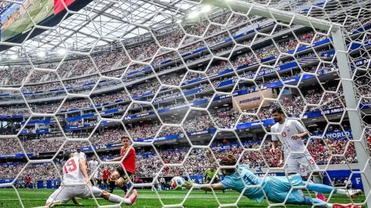 Timnas Iran bermain imbang tanpa gol melawan Belgia. Hasil tersebut membuat Team Melli mengoleksi dua poin dari dua pertandingan.(Foto: IG @iran_football_federation)