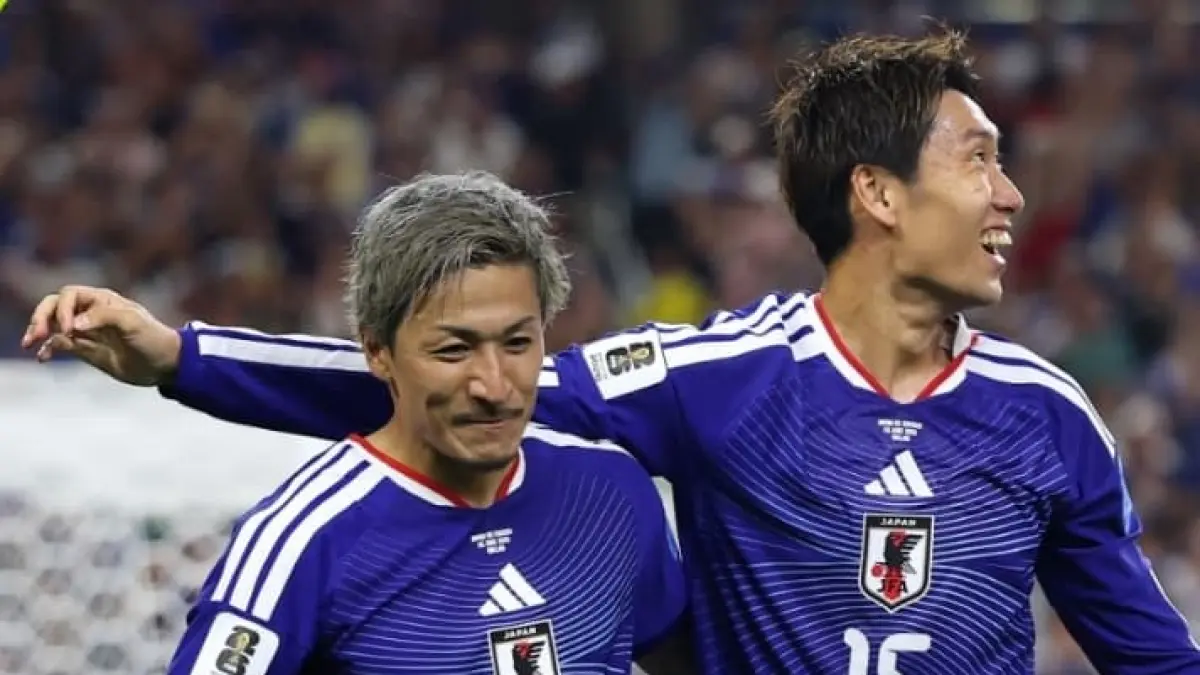 Timnas Jepang lolos ke babak 32 besar Piala Dunia 2026 usai bermain imbang 1-1 melawan Swedia di Dallas berkat gol Daizen Maeda.(Foto: FIFA)
