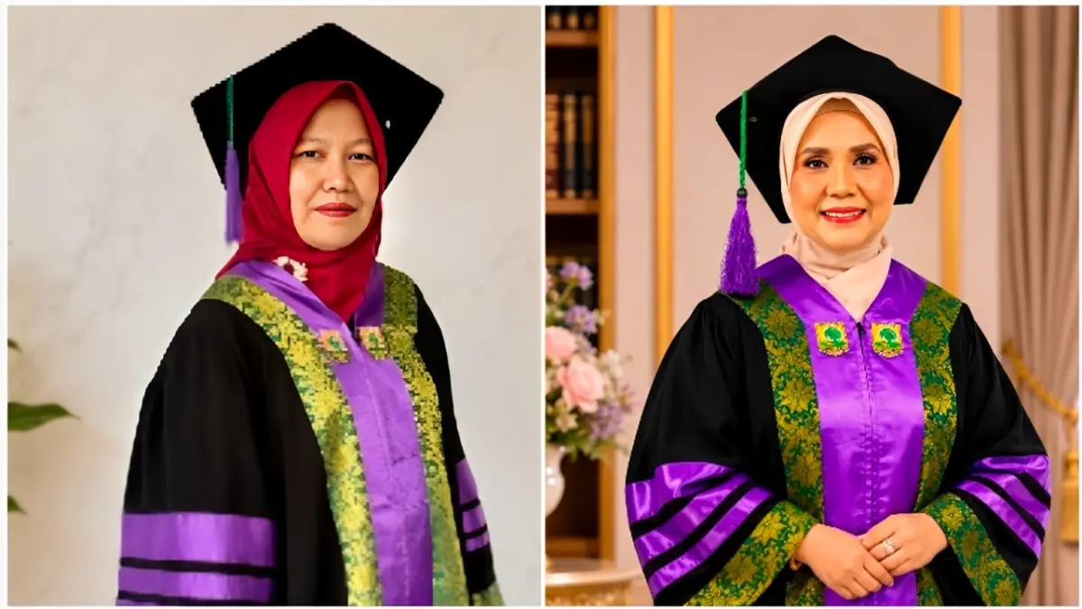 Prof Dr Azrimaidaliza SKM MKM dan Prof Dr Helmizar SKM MBiomed, Guru Besar Fakultas Kesehatan Masyarakat Universitas Andalas (FKM Unand)