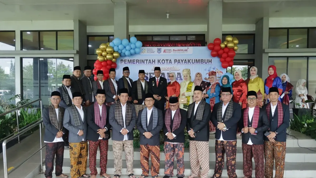 Pemko Payakumbuh menggelar peringatan Harganas ke-33 di halaman Balai Kota, Senin (29/6). (DOK PEMKO PAYAKUMBUH)