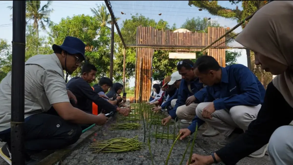 PT Bukit Asam meresmikan NUSA di Pasir Sakti, Lampung Timur, untuk memperkuat rehabilitasi mangrove berbasis pemberdayaan masyarakat.(Foto: Corcom)