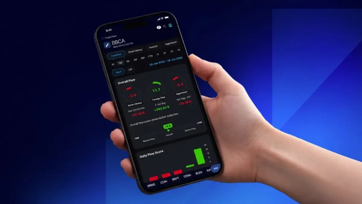 Peluncuran AI Analytics dan Trade Flow IPOT sebagai AI-Powered Trading Platform untuk membantu investor menganalisis pasar dan mengambil keputusan investasi.(Foto: Corcom)