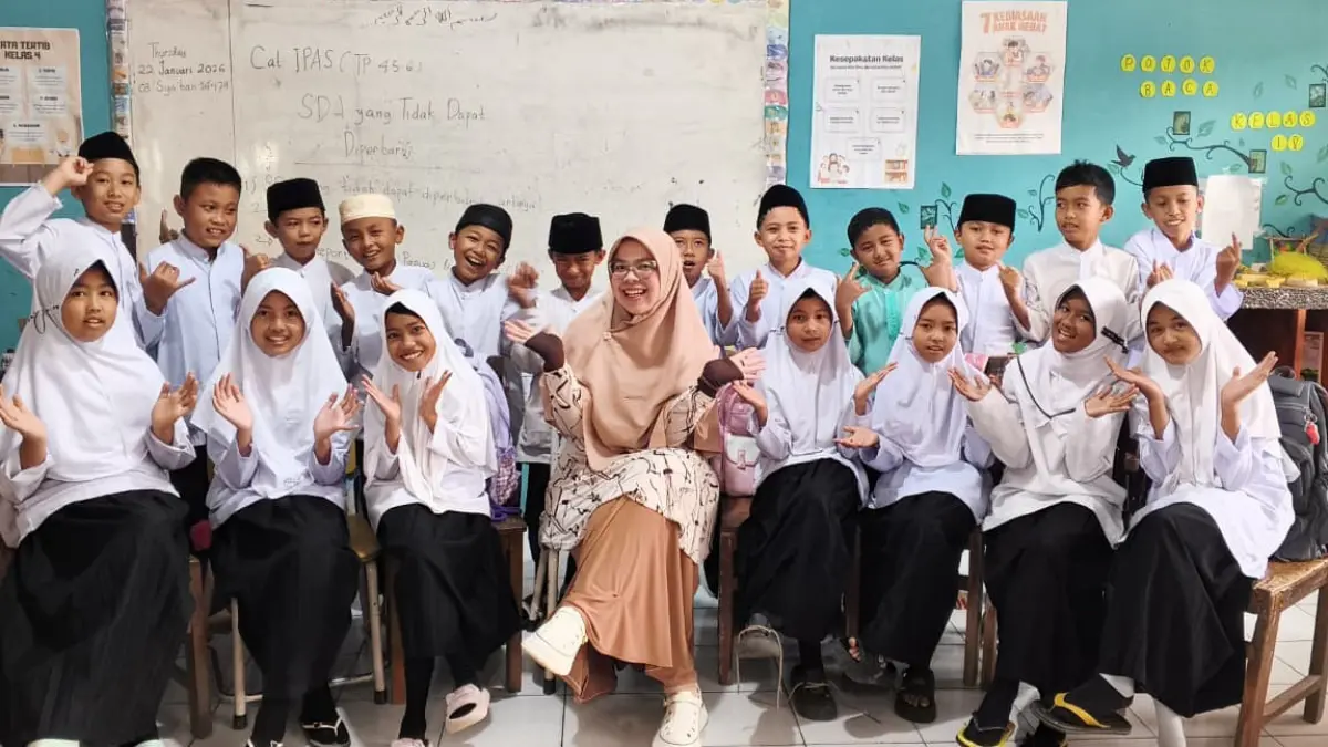 KENANGAN: Foto bersama Siswa di SDN 12 Tabek Patah beberapa waktu lalu.(TIM LAMAN GURU)