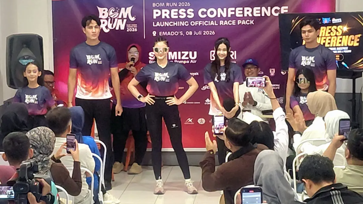 Official Race Pack BOM Run 2026 resmi diluncurkan Rabu (8/7/2026), sebagai penanda kesiapan akhir penyelenggaraan ajang lari nasional di Kota Padang pada 7-9 Agustus mendatang.
