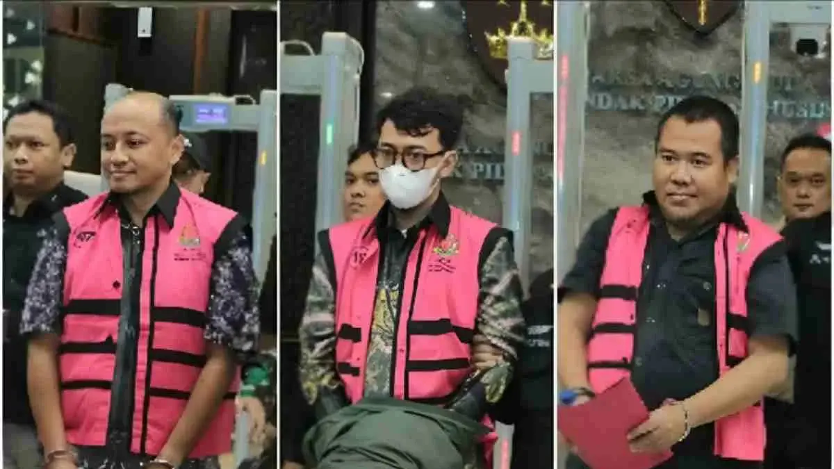 Junanto Kurniawan, Gian Prabuharto dan Iwan Setiawan. (DOK KEJAGUNG RI)