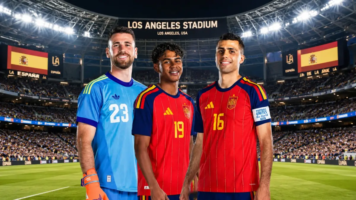 Pemain Timnas Spanyol mengandalkan penguasaan bola, pressing tinggi, dan kerja sama kolektif sebagai identitas permainan mereka di level internasional. (ilustrasi AI)