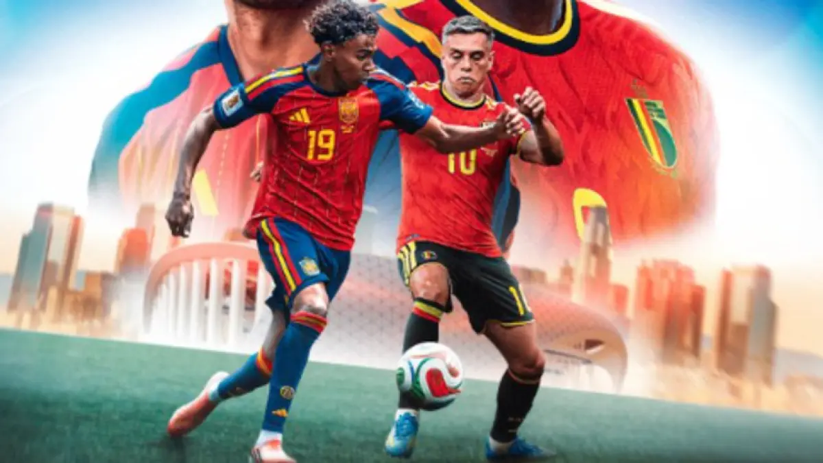 Lamine Yamal bakal berduel dengan Leandro Trossard pada perempat final Piala Dunia 2026 malam ini WIB. (Foto ilustrasi: X @FIFAWorldCup) 