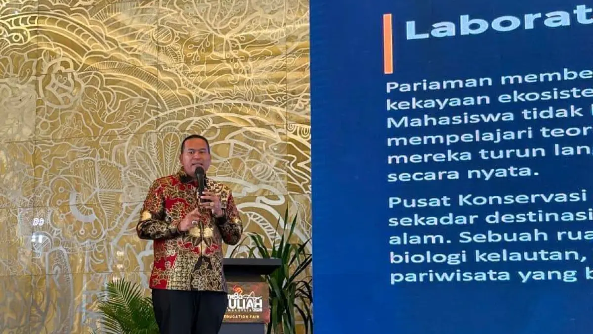 Yota Balad menawarkan Pariaman Edutourism Model kepada kampus ASEAN, memadukan alam, budaya, dan pembelajaran lapangan dalam International Education Forum 2026 Jakarta.