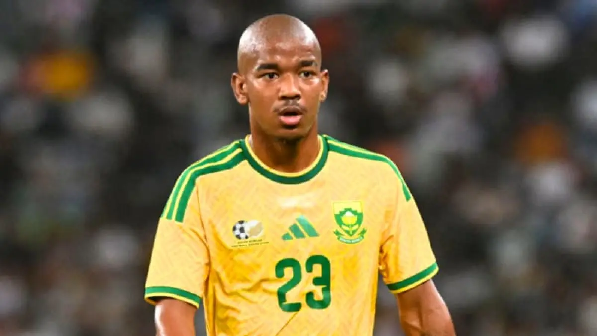 Gelandang tim nasional Afrika Selatan, Jayden Adams, meninggal dunia pada usia 25 tahun setelah tampil dalam tiga pertandingan di Piala Dunia 2026. (Foto: Dok. @CAF_Media)