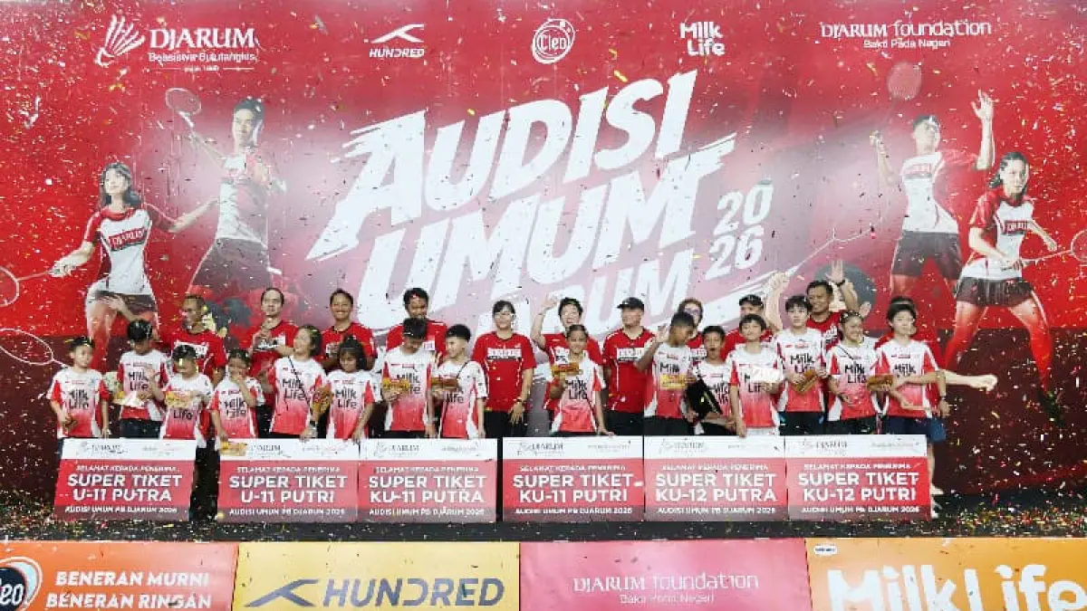 Perjalanan di Audisi Umum PB Djarum 2026 menjadi pengalaman penting bagi talenta muda asal Padang untuk terus berkembang dan kembali menantang kemampuan pada kesempatan berikutnya.(Foto: PB Djarum)
