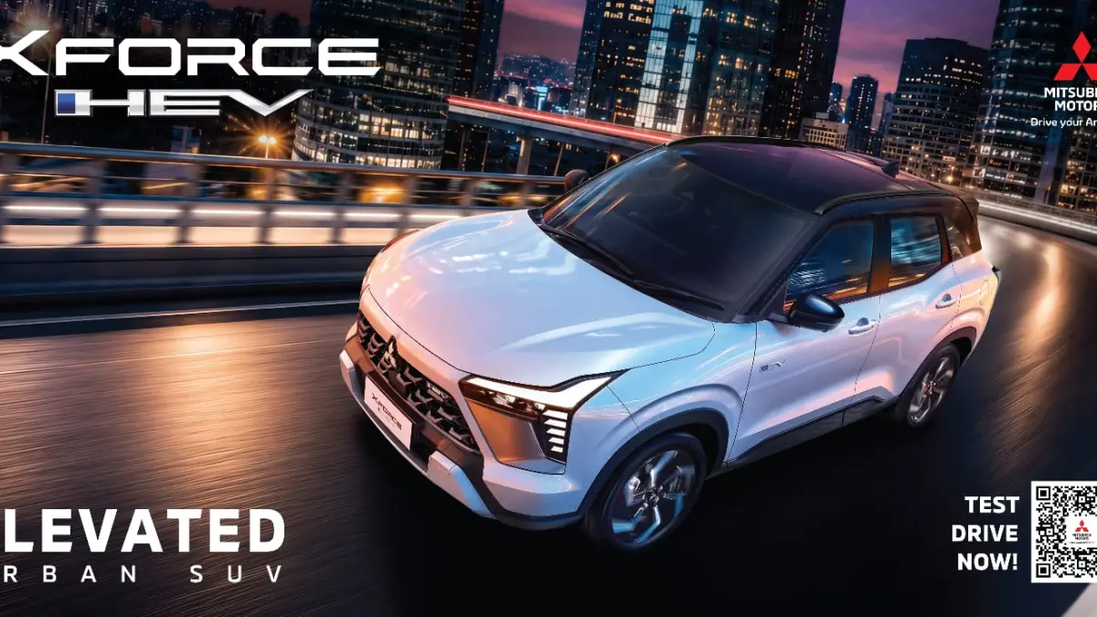 Mitsubishi New Xforce HEV resmi diperkenalkan MMKSI di Jakarta dengan teknologi hybrid generasi kedua, fitur premium, dan tiga pilihan varian.