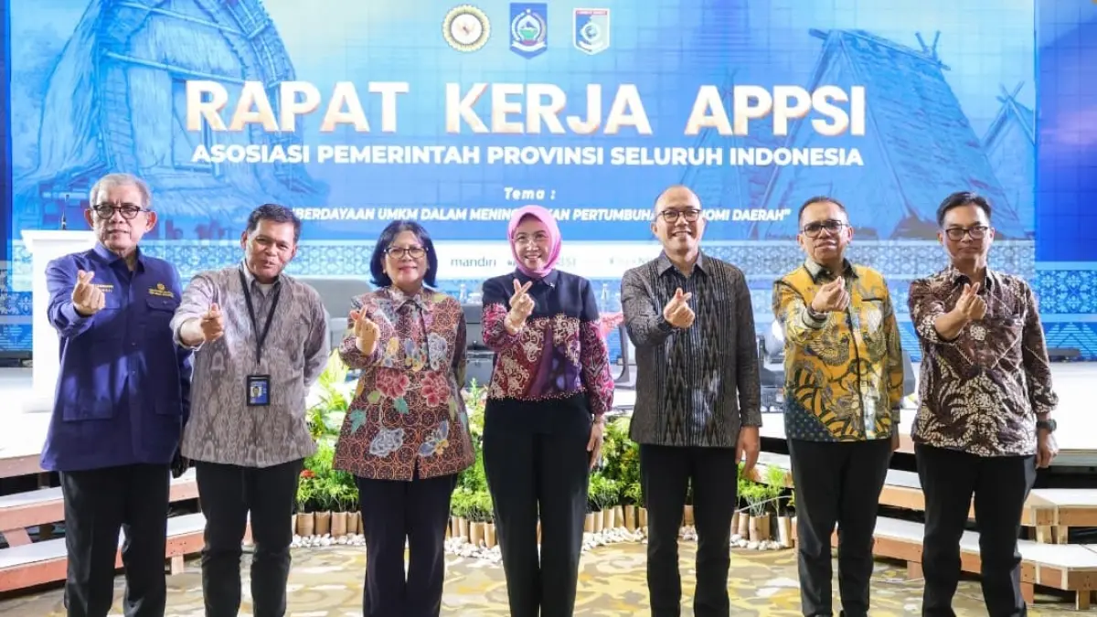 Rapat Kerja APPSI di Lombok Barat membahas SAPA UMKM dan penguatan tata kelola UMKM nasional.(Foto: Humas)