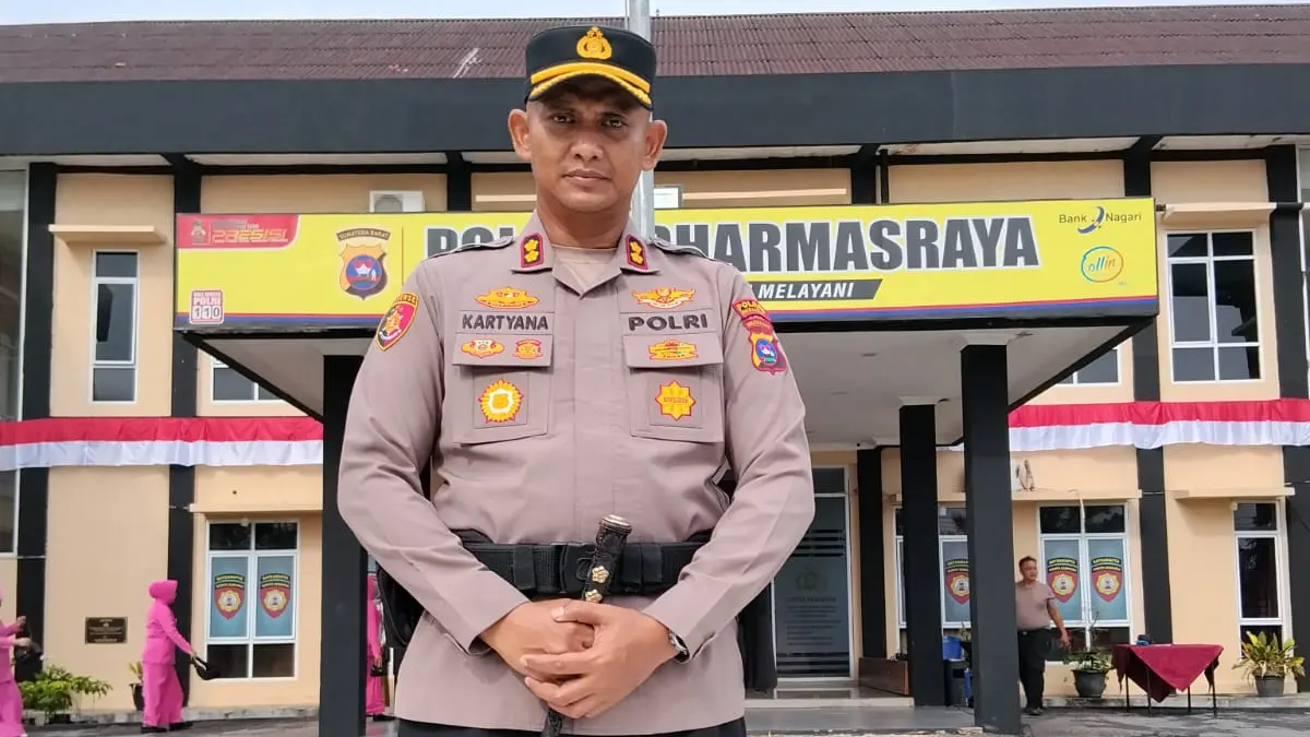 Kapolres Dharmasraya AKBP Kartyana Widyarso Wardoyo Putro, S.I.K., M.A.P., M.H.