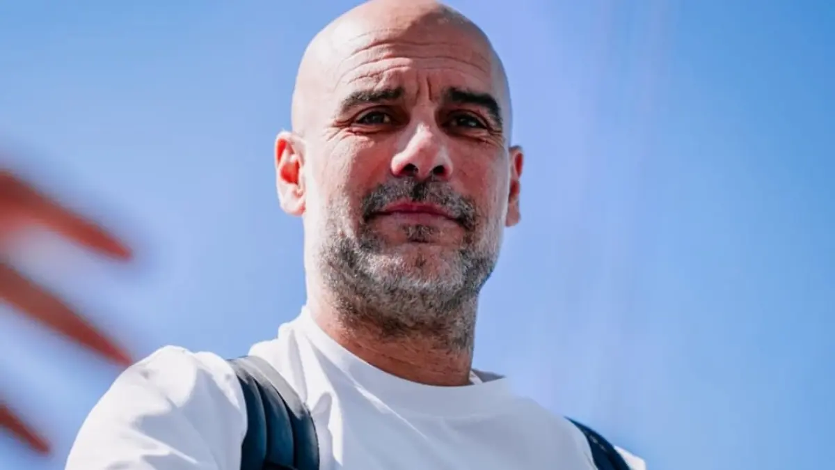 Pep Guardiola dikabarkan mendapat tawaran melatih Timnas Italia saat bertemu Paolo Maldini dan Leonardo dari FIGC.(Foto: Dok. mancity.com)