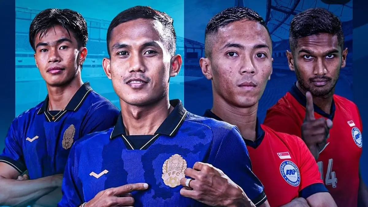 Kamboja vs Singapura jalani laga pembuka Grup A ASEAN Hyundai Cup 2026 di Morodok Techo National Stadium, malam ini.(Foto: Instagram @aseanutdfc)