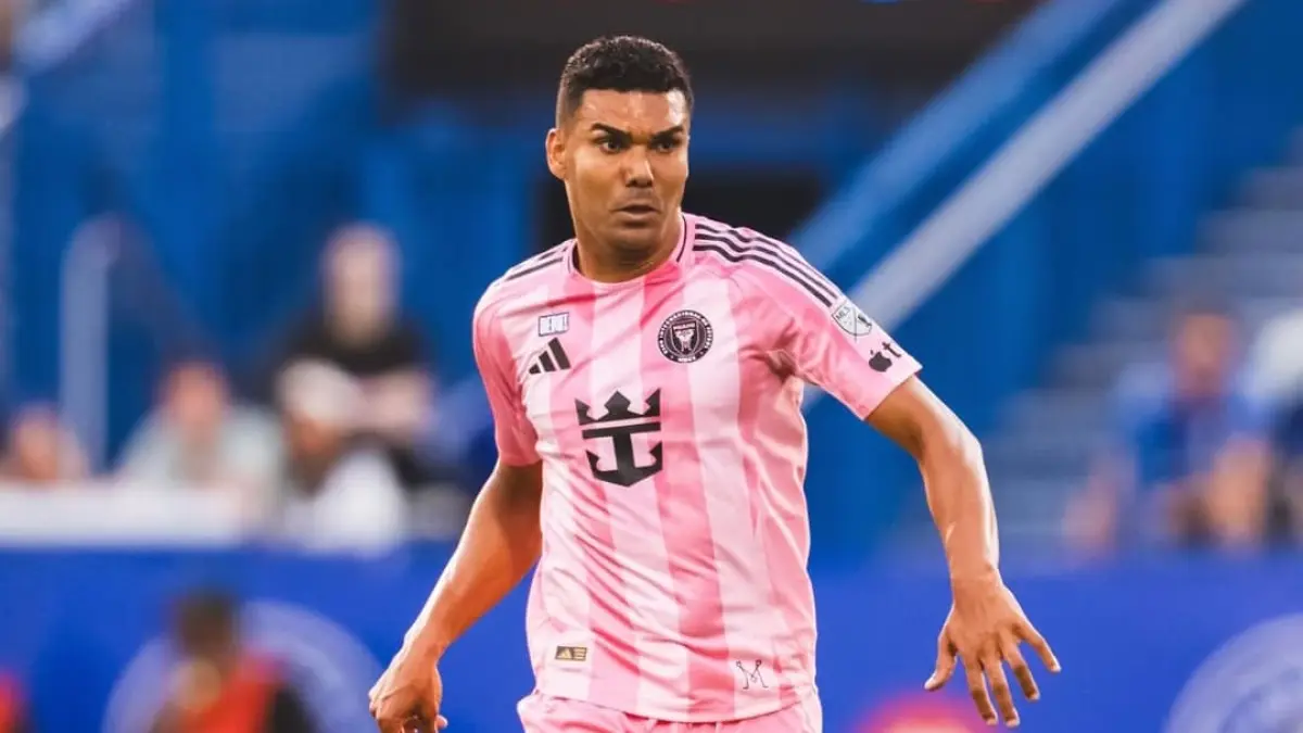 Casemiro menjalani debut bersama Inter Miami saat menghadapi CF Montréal pada laga MLS 2026.(Foto: @intermiamicf)