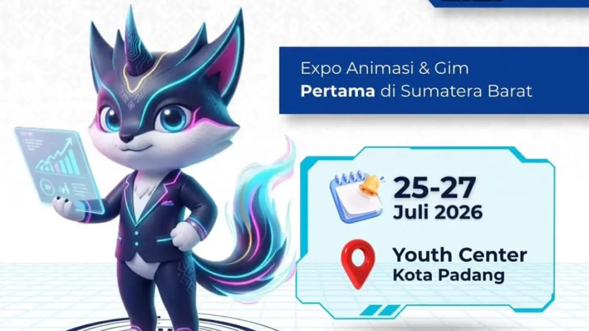 PIAGEX 2026 digelar di Padang sebagai wadah pengembangan Coding, Animasi, dan Game bagi generasi muda.(Foto: Diskominfo)