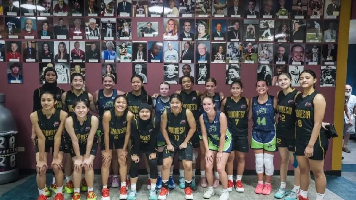 Tim putri Kopi Good Day DBL Indonesia All-Star 2026 sama-sama memastikan tempat di babak playoffs 24th Annual National Summer Classic 2026 di Chicago, Amerika Serikat,(Foto: Corcom DBL Indonesia)