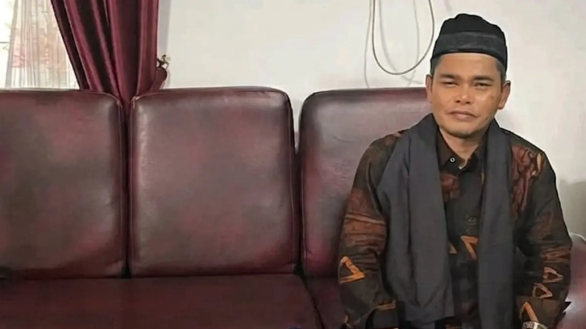 Pemangku Adat Nagari Sikabau, Herianto Dt Mandaro, menyampaikan sikap masyarakat terkait konflik agraria yang melibatkan salah satu perusahaan perhutanan di Kabupaten Dharmasraya, Senin (27/7/2026).