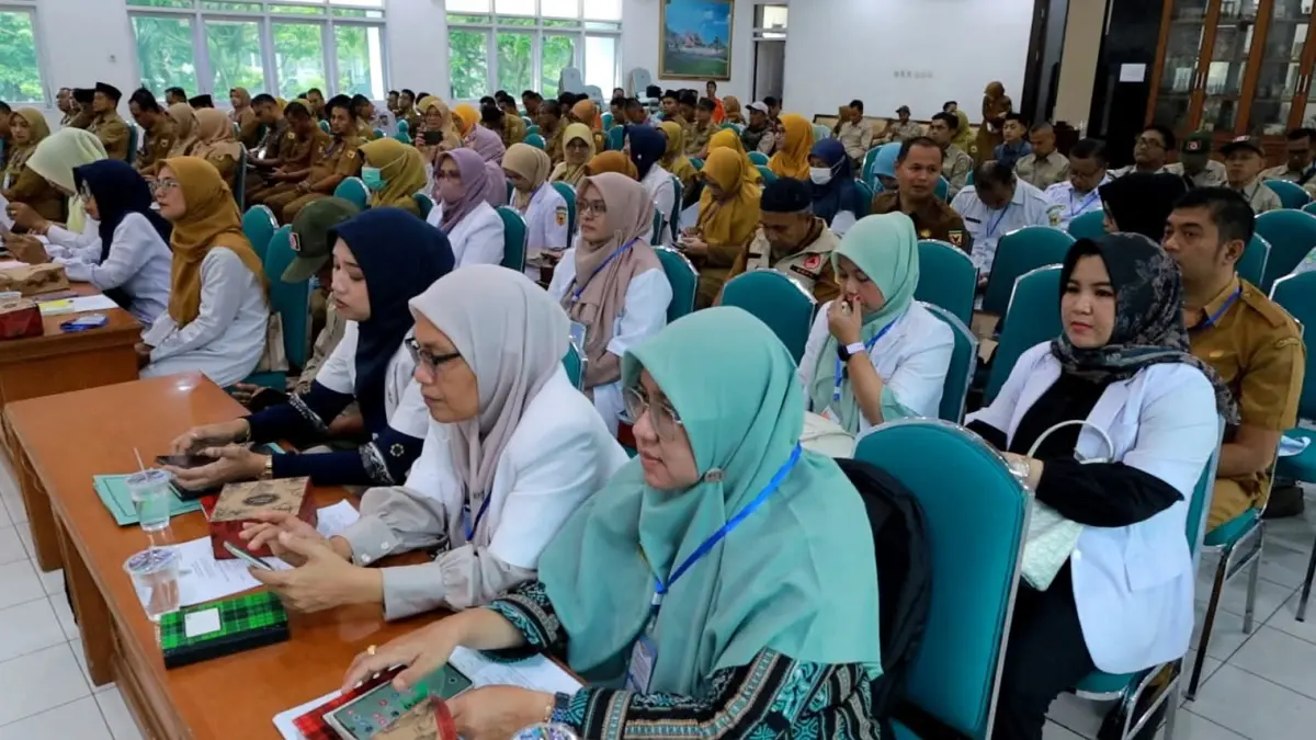 BPBD Tanahdatar menggelar pelatihan pengembangan kapasitas Tim Reaksi Cepat Penanggulangan Bencana lintas OPD di Aula Kantor Bupati Tanahdatar, Selasa (28/7/2026), untuk memperkuat kesiapsiagaan menghadapi bencana alam dan nonalam.