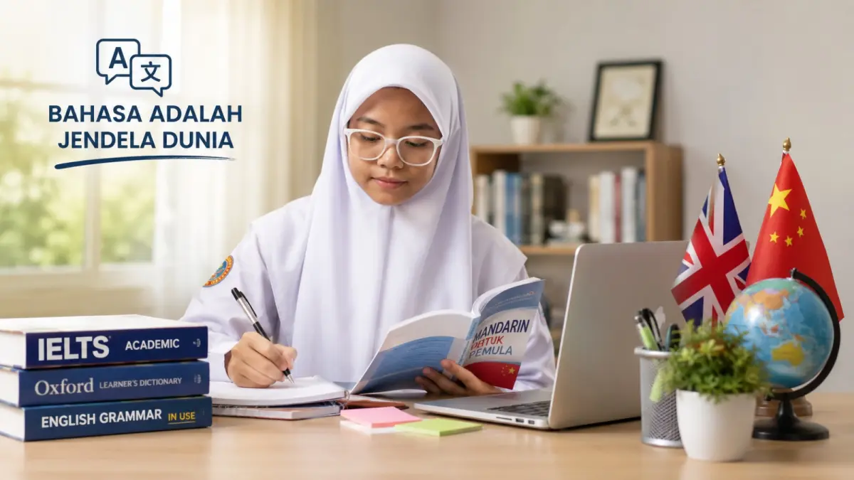 Kuasai Bahasa Inggris dan Mandarin, Bekal Siswi SMA Semen Padang Menuju Kampus Dunia