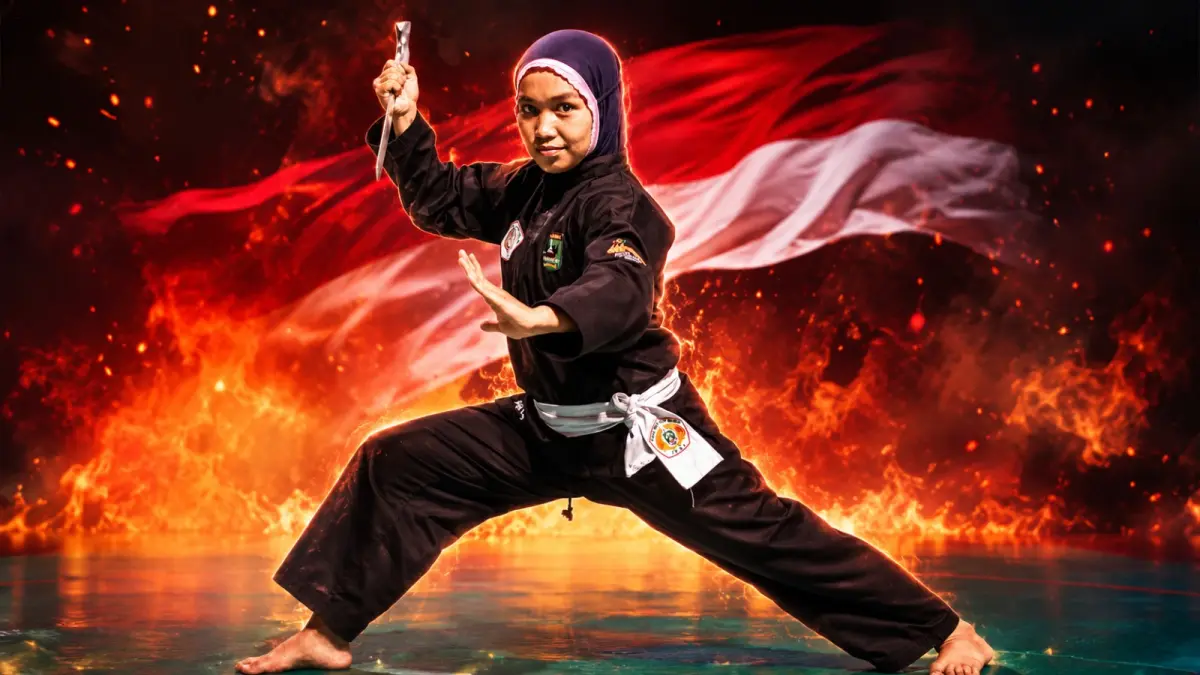 Yolla Cynthiana, yang akan tampil mewakili Indonesia pada Hanoi International Martial Arts Festival 2026 pada 7–9 Agustus 2026 di Hanoi, Vietnam.